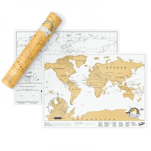 Luckies Skrabekort til rejser Scratch Map Original Travel Scratch maps